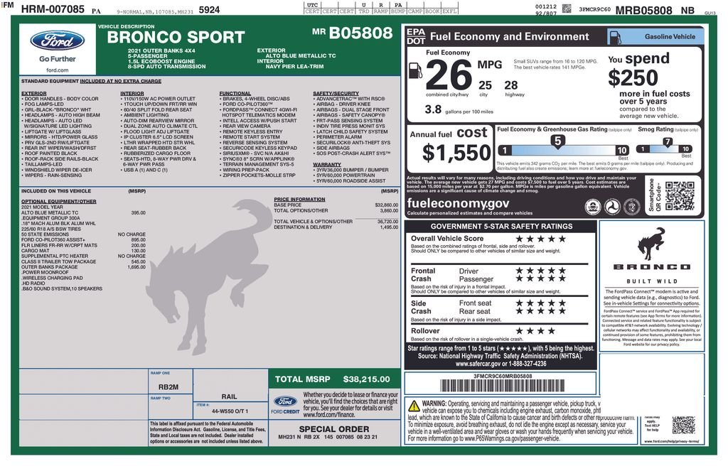 ford bronco sport 2021 3FMCR9C60MRB05808 image ford bronco sport 2021 3FMCR9C60MRB05808 image